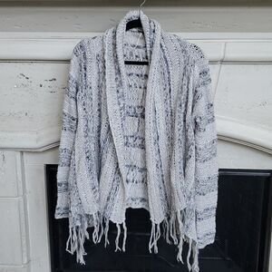FREE PEOPLE Fringe Open Front Sweater - Size XS‎
